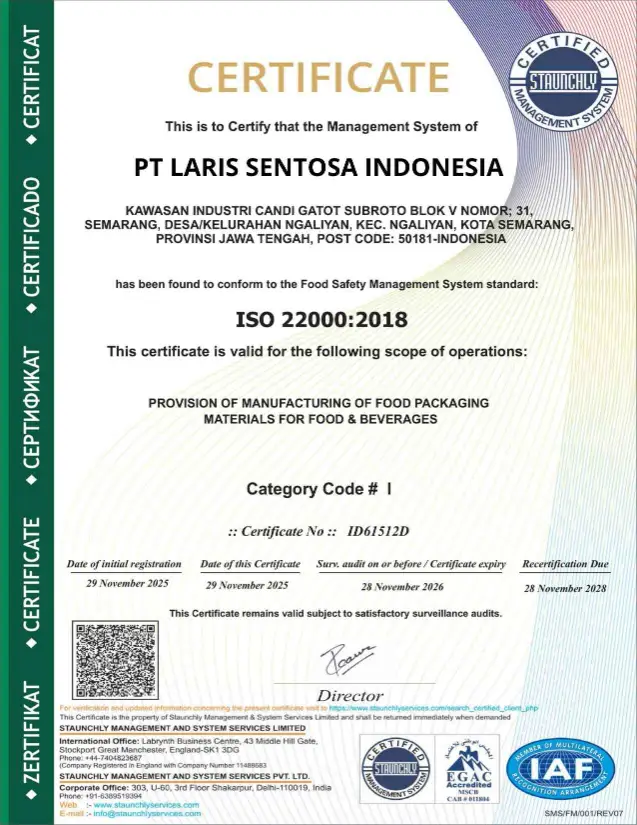 PT LARIS SENTOSA INDONESIA